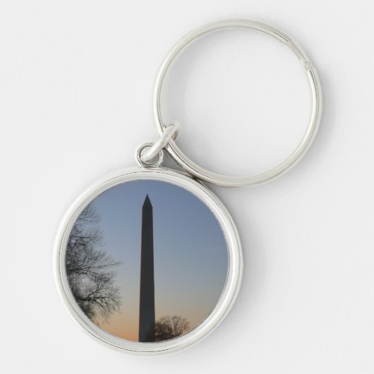 Porte-clés Monument Washington et mémorial de la Seconde Guer (Devant)