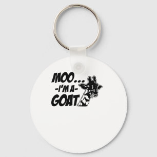 Porte-clés Moo... Je suis un animal de chèvre Zoogoer Funny G