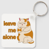 Porte-clés Moody Grosse cat me laisse tranquille (Dos)