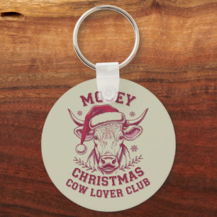 Porte-clés Mooey Noël Western Cow Lover Club Saison de Noël