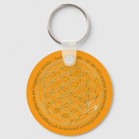 Porte-clés Moola Mantra orange (Recto)