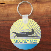 Porte-clés Mooney M20 Aviation (Recto)