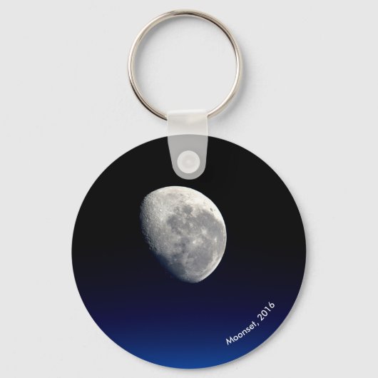 Porte-clés Moonset, Station spatiale internationale, 2016 (Recto)