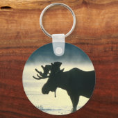 Porte-clés Moose blanche (Recto)