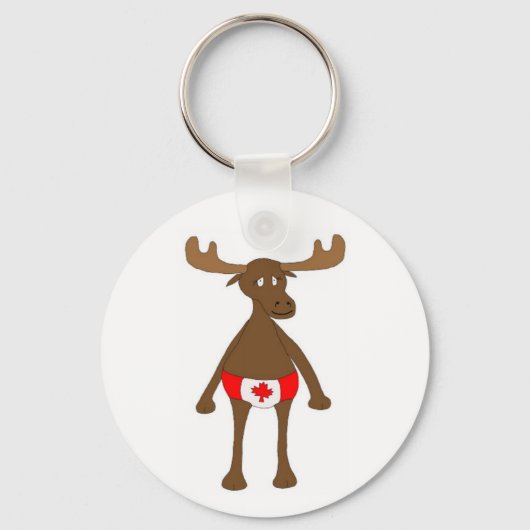 Porte-clés Moose canadienne (Recto)