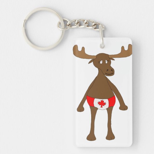 Porte-clés Moose canadienne (Devant)