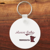 Porte-clés Moose Lake Minnesota City Classic (Recto)