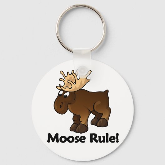 Porte-clés Moose Rule ! (Recto)