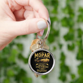 Porte-clés Mopar - Massivement Sur Powered Et Respecté (main)
