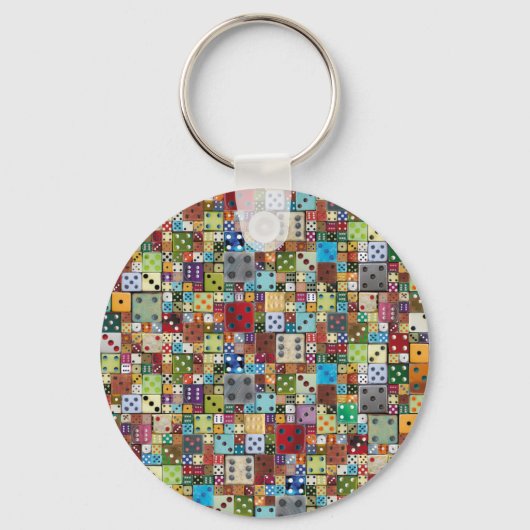 Porte-clés Morceau coloré (Recto)