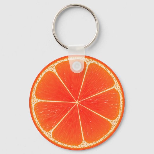 Porte-clés Morceau de fruits orange de sang d'agrumes (Recto)
