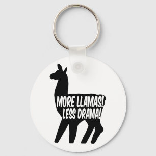 Porte-clés More Llamas Less Drama