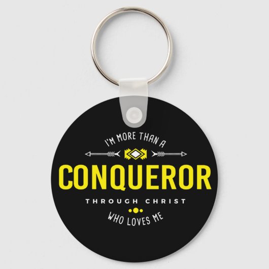 Porte-clés More than a conqueror Keychain (Recto)