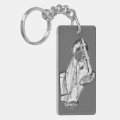 Porte-clés Morgan 1964 plus l'illustration de voiture de (Devant gauche)