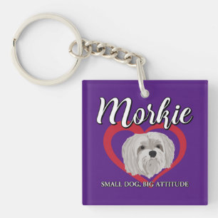 Porte-clés Morkie - Petit chien, grande attitude - 3