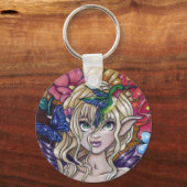 Porte-clés "Morning Dew" porte - clé de fée des colibris (Recto)