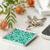 Porte-clés Moroccan tile - turquoise and aqua (Côté)