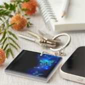 Porte-clés Morpho Butterfly in the Dark Background (Devant Droit)