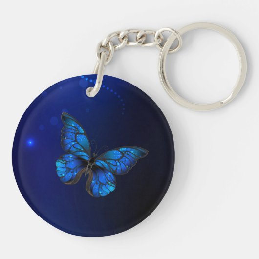 Porte-clés Morpho Butterfly in the Dark Background (Dos)