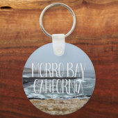 Porte-clés Morro Bay California Ocean Waves Photography (Recto)