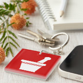 Porte-clés Mortier et pilon (Devant Droit)