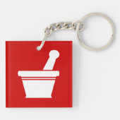 Porte-clés Mortier et pilon (Dos)