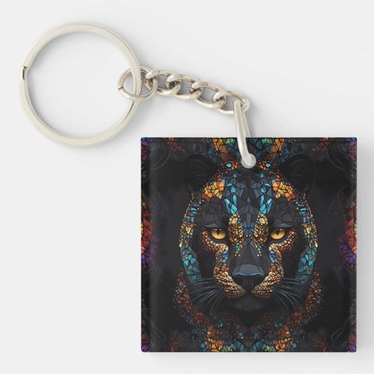 Porte-clés Mosaic Panther Art (Devant)
