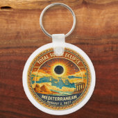 Porte-clés Mosaic  Total Solar Eclipse 2027 sticker (Recto)