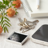 Porte-clés Mosaïque de couleur de la lune de la Terre (Côté)