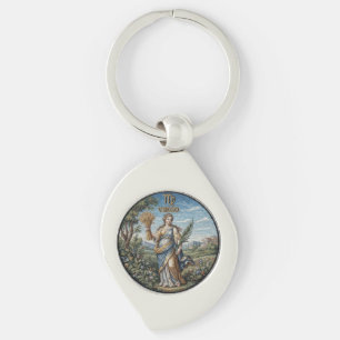 Porte-clés Mosaïque de style antique Vierge du zodiaque