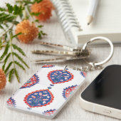 Porte-clés Mosaïque florale (Devant droit)