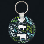 Porte-clés Mosaïque "Vegan" Word-Cloud avec vache, cochon & H<br><div class="desc">Ma vitrine, AbsoluteVegan, est à but non lucratif, avec pour seul but d'éduquer, d'informer et de diffuser le message végétalien abolitionniste. Il comprend une variété de mosaïques "vegan"- sur le thème "nuage de mots" dans un éventail de formes et de symboles (sphère, spirale, coeur, tortue, colombe, porc et plus) et...</div>