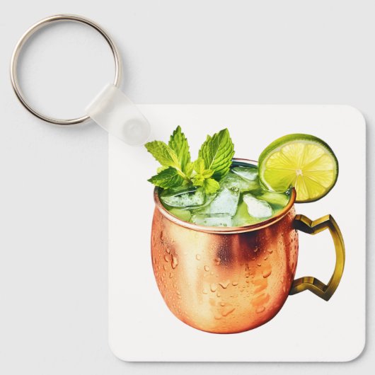 Porte-clés Moscou Mule Avec Lime (Recto)
