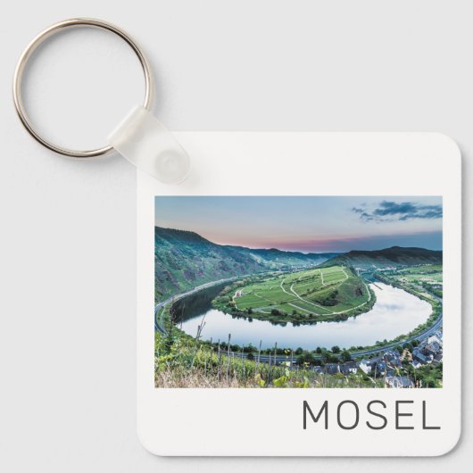 Porte-clés Moselle Calmont Loop Brême Sunset River Souvenir (Recto)