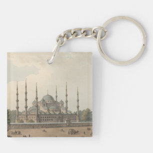 Porte-clés Mosquée Bleue du Sultan Ahmed, Istanbul, Turquie