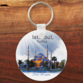 Porte-clés Mosquée Bleue - Istanbul (Recto)