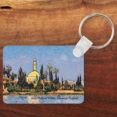 Porte-clés Mosquée Hala Sultan Tekke sur une bague (Recto)