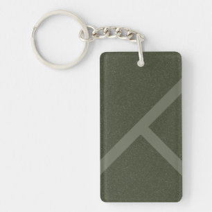 Porte-clés Moss Green Acrylique Porte - clé Duo Look - Person