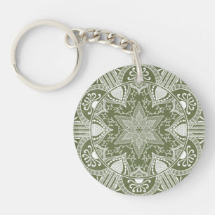 Porte-clés Moss Mandala
