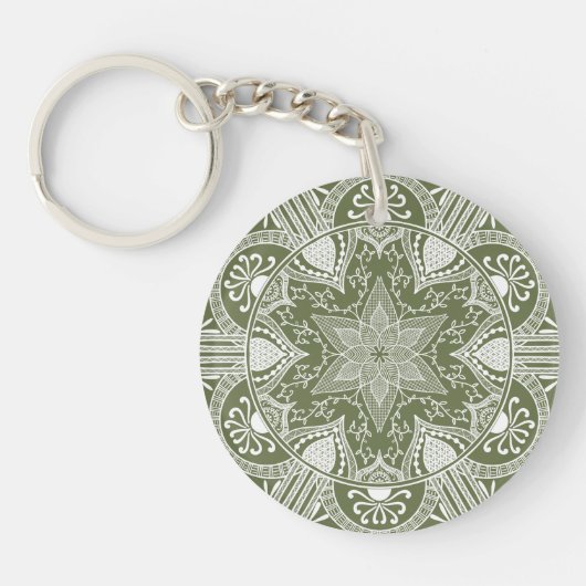 Porte-clés Moss Mandala (Devant)