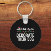 Porte-clés Most Likely To Christmas Matching Family Pajamas A (Recto)