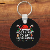 Porte-clés Most Likely To Eat Santas (Recto)