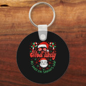 Porte-clés Most Likely To Fart On Santa's Lap Family Matching (Recto)