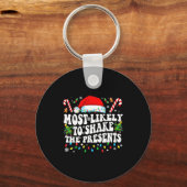 Porte-clés Most Likely To Shake The Funny Matching Family  (Recto)