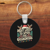 Porte-clés Most Likely To Sil The Grandkids Christmas Days Fu (Recto)