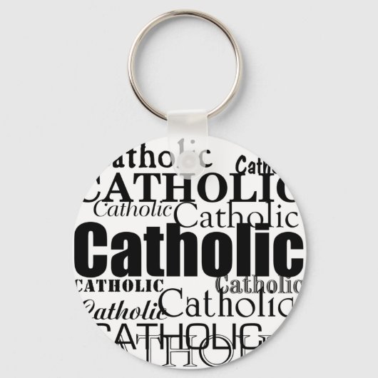 Porte-clés Mot catholique (Recto)