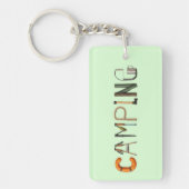Porte-clés Mot de camping (Devant)