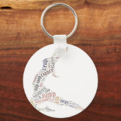 Porte-clés Mot de danse Cloud (Recto)