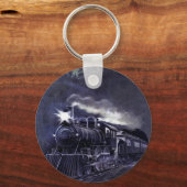 Porte-clés Moteur à vapeur magique Train victorien (Recto)