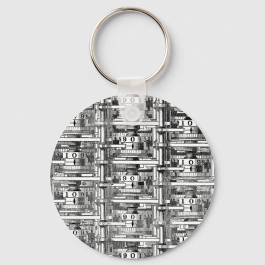 Porte-clés Moteur de différenciation Babbage (Recto)